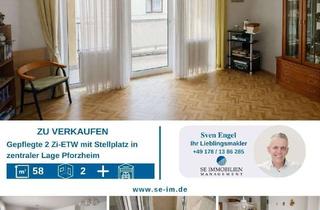 Wohnung kaufen in 75177 Nordstadt, Barrierefreie 2 Zi-ETW mit XXL-Auto-Stellplatz