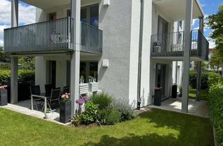 Wohnung kaufen in Theresienbogen 25, 85716 Unterschleißheim, Provisionsfrei : Hochwertige 4-Zimmer Wohnung mit 130qm Garten