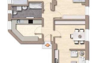 Wohnung mieten in Gartenstraße 20, 04746 Hartha, Große 3-Raumwohnung mit viel Entfaltungsraum