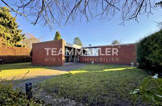 Haus kaufen in 25451 Quickborn, KLARE LINIEN, LICHT & LEBENSRAUM: Denkmalgeschützter Neutra-Bungalow mit Potenzial