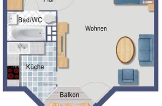 Anlageobjekt in Stadtrandstraße 488, 13589 Spandau, Kapitalanlage - Vermietetes 1-Zimmerapartment