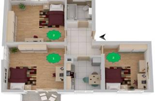 Immobilie mieten in Oststraße 10, 74821 Mosbach, Günstiges Zimmer mit Balkon in schöner 3er WG - Tolle Lage!---Zimmer Nr.1 mit ca. 19m2