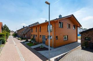Haus mieten in 41363 Jüchen, Doppelhaushälfte aus massivem Holz