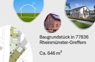 Grundstück zu kaufen in 77836 Rheinmünster, Attraktives Baugrundstück in Rheinmünster-Greffern – 646 m²