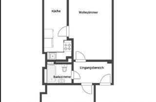 Wohnung kaufen in 44147 Dortmund, Dortmund - Eigentumswohnung 2,5 Zimmer, 49 qm, bezugsfrei ohne Makler