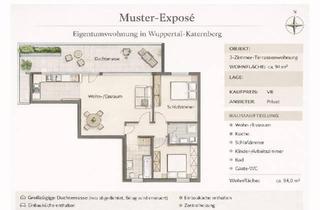 Wohnung kaufen in 42113 Wuppertal, Wuppertal - 3-Zimmer-Terrassenwohnung , Wuppertal Katernberg