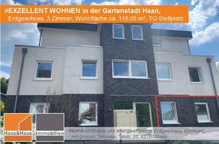 Wohnung mieten in Talstr. 28, 42781 Haan, #EXZELLENT WOHNEN IN HAAN - barrierefreie EG Wohnung, 3 Zi, große Terrasse, ca. 116,05 Whfl.