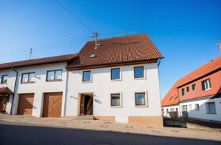 Doppelhaushälfte kaufen in 72818 Trochtelfingen, Raum für Zukunftspläne - Doppelhaushälfte mit Ausbaureserve