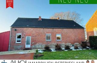 Haus kaufen in 26736 Krummhörn, Ideal für Handwerker: Sanierungsbedürftiges EFH mit Garage, Carport und Garten in idyllischer Lage