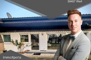 Haus kaufen in Hammerstein 24, 59457 Werl, Charmanter Bungalow mit Vollkeller, großem Garten (735m²) und viel Platz in Werl