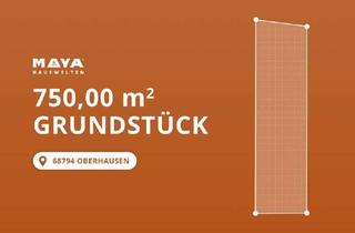 Grundstück zu kaufen in 68794 Oberhausen-Rheinhausen, Großzügiges Baugrundstück in ruhiger Wohnlage von Oberhausen