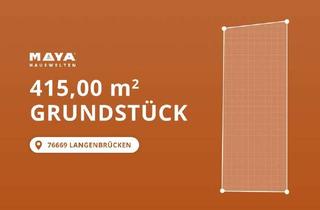 Grundstück zu kaufen in 76669 Bad Schönborn, Attraktives Baugrundstück in ruhiger Ortskernlage – Bad Langenbrücken