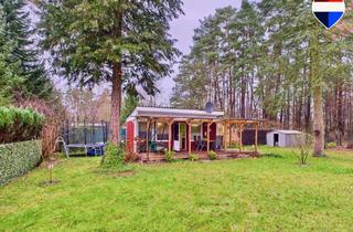 Grundstück zu kaufen in 15345 Rehfelde, Wohnbaugrundstück mit schönem Erholungsbungalow und pflegeleichtem Garten