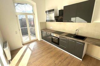 Wohnung mieten in Osterweihstr. 2a, 08056 Zwickau, Hochparterre, kl. 3-Zi.-Whg. mit Balkon und neuer Einbauküche (Erstbezug nach Sanierung)