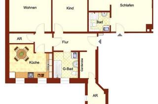 Wohnung mieten in 09618 Brand-Erbisdorf, Großzügige 3-Zimmerwohnung mit Wohnküche und zwei Bädern in zentraler Lage!