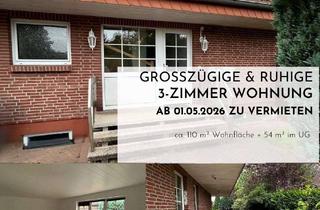 Wohnung mieten in 24568 Kaltenkirchen, Großzügige & vielseitige 3-Zimmer Wohnung mit 2 Terrassen, Garten und 54 m² im UG in Kaltenkirchen