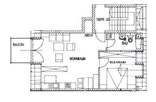 Wohnung mieten in Schönswetterstraße, 85579 Neubiberg, Provisionsfrei: 2-Zimmer-Dachgeschosswhg. mit großem Westbalkon in Unterbiberg