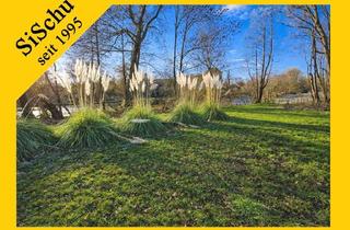 Grundstück zu kaufen in 32278 Kirchlengern, Idyllisch gelegenes Naturgrundstück direkt am Fluss