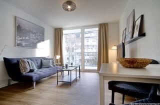 Wohnung mieten in 40479 Düsseldorf, Schöne helle, möblierte 2-Zimmerwohnung mit Balkon in bester Wohnlage in Pempelfort am Hofgarten.