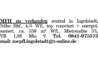 Haus kaufen in 85049 Ingolstadt, MFH zu verkaufen