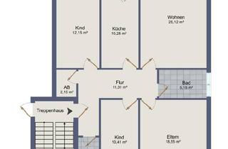 Wohnung kaufen in 49377 Vechta, Vechta - Großzügige 4-Zimmer-Eigentumswohnung in Uni-Nähe