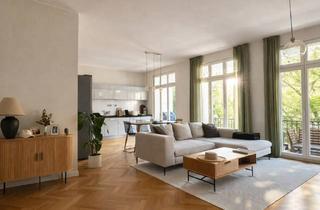 Wohnung mieten in Prenzlauer Berg, 10405 Prenzlauer Berg, Befristete Untermiete: Hochwertig möblierte 3-Zimmer-Wohnung mit großem Balkon im Kollwitzkiez