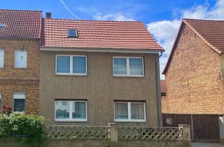 Haus kaufen in 38829 Harsleben, Familienfreundliches Wohnhaus mit großem, massiven Werkstatt-Nebengebäude und Garten!