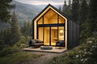 Gewerbeimmobilie kaufen in 75339 Höfen, CHALET: IAB & Airbnb.: Haus ab 120.000-195.000 € inkl. Infrastruktur & Erschl. (auf Pachtgrund)