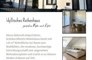 Haus mieten in Frongasse 2b, 52388 Nörvenich, Idyllisches Reihenhaus zwischen Köln und Eifel (Möbliert & Befristet 12 Monate)