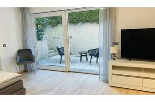 Immobilie mieten in 61352 Bad Homburg, Exklusiv möblierte Souterrain-1,5-Zi.-Terassenwohnung in Bestlage Bad Homburg