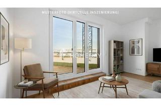 Wohnung kaufen in 12555 Berlin, Berlin - Exklusives 1-Zimmer-Apartment mit Balkon und Dachterrasse über den Dächern von Köpenick