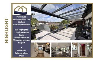 Wohnung kaufen in Lange Straße 45, 26160 Bad Zwischenahn, Bad Zwischenahn - Einfach WOW- Ihre Ruheoase über den Dächern von Bad Zwischenahn mit Sauna und 2 großen Dachterrassen