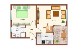 Wohnung kaufen in Goethestraße 23, 26160 Bad Zwischenahn, Attraktive 2-Zimmer-Wohnung mit Balkon & Markenküche in Bad Zwischenahn (provisonsfrei)