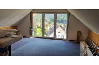 Lofts mieten in Hirschtalstraße 30, 75337 Enzklösterle, Helle Dachloft, schöne Aussicht, bodentiefe Fenster, begehbarer Kleiderschrank