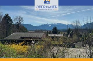 Grundstück zu kaufen in 82418 Murnau, Doppelhaushälften-Potenzial: Traumhaft, ruhig gelegenes Grundstück mit Alpenpanoramablick