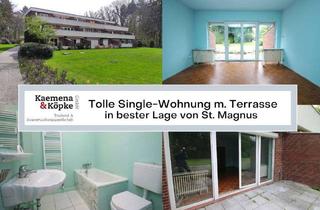 Wohnung kaufen in 28759 St. Magnus, Stilvolle 1-Zimmer-Wohnung mit großer Terrasse in begehrter Wohnanlage – Bremen St. Magnus