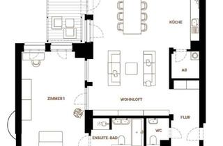Lofts mieten in 42281 Barmen, Erstbezug: Großzügiges 2 Zimmer Loft mit Terrasse im Erdgeschoss einer denkmalgeschützten Fabrik