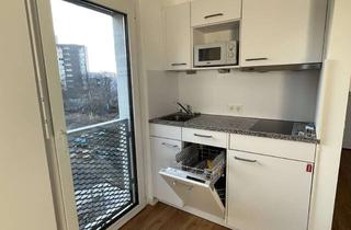 Wohnung mieten in Karl-Marx-Ring 46, 81735 München, Helle 1-Zimmer Wohnung mit Balkon und Einbauküche im 4. OG in München-Ramersdorf