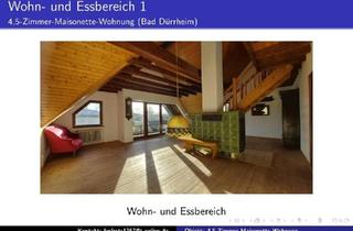 Wohnung kaufen in 78073 Bad Dürrheim, Bad Dürrheim - Sehr schöne 4,5-Zi.-Maisonette-Whg. (148 m²) in Bad Dürrheim