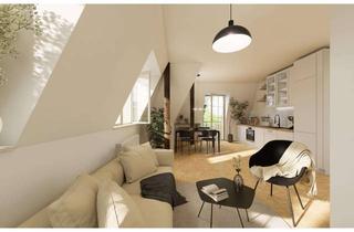 Wohnung kaufen in Marienallee, 01099 Radeberger Vorstadt, seltene Gelegenheit!- ruhige 2-Zimmer Dachgeschosswohnung mit Balkon im Preußischen Viertel