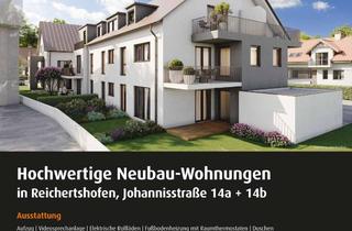 Wohnung kaufen in Johannisstraße 14, 85084 Reichertshofen, Reichertshofen! 4-ZKB EG-Whg. + 53 m² Hobbykeller! Süd/West-Garten, FBH, elektr. Rollläd., Videospr.