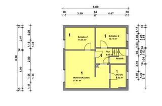 Wohnung mieten in Hospitalstraße 36, 68623 Lampertheim, Helle 3,5-Zimmer Wohnung in Lampertheim