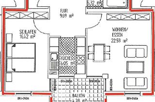 Wohnung mieten in Hauptstraße 138.1, 65817 Eppstein, Helle 2-Zimmer-Wohnung mit Balkon und privatem Garten in Eppstein