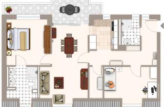 Wohnung mieten in Radbrunnengasse 12, 71665 Vaihingen an der Enz, Helle Wohnung mitten in Vaihingen Enz