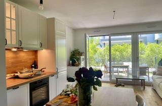 Wohnung mieten in 81249 Aubing-Lochhausen-Langwied, Exklusive 2-Zimmer-Neubauwohnung mit Traumküche, zwei Terrassen & Garten