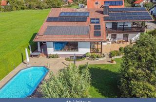 Haus kaufen in 86926 Greifenberg, MODERNES LANDHAUS MIT HOCHWERTIGER SOLARTECHNIK, POOL UND BLICK INS GRÜNE