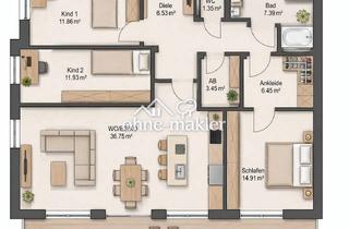 Wohnung kaufen in 97990 Weikersheim, Moderne 4-Zimmer-Wohnung im Erdgeschoss | Effizienzhaus A+