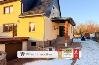 Haus kaufen in 04509 Delitzsch, Bezugsfrei | 4 Zimmer | 130 m² | Garage | Pool | Knapp 1.000 Quadratmeter Grundstück