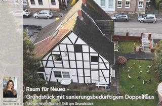 Haus kaufen in 45699 Herten, Raum für Neues: Grundstück mit sanierungsbedürftigem Doppelhaus