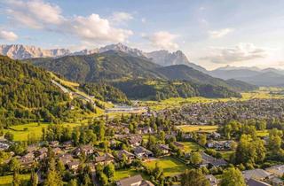 Grundstück zu kaufen in 82467 Garmisch-Partenkirchen, Exklusives Baugrundstück mit fantastischem Blick auf die Zugspitze